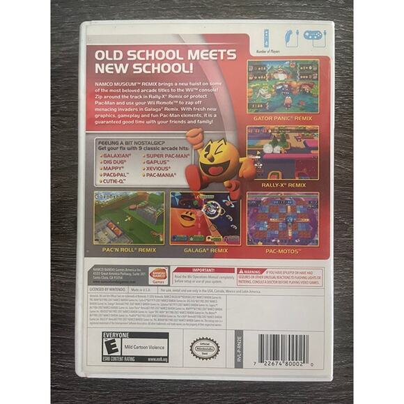 Wii - Namco Museum Remix 14 Games in All - Used - Picture 2 of 5